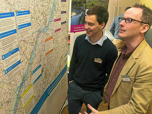 Supporting image for story: Residents get look at new power line plans from Mid Wales to Shropshire