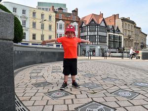 Supporting image for story: 'Where's the water gone?!' It's 30C but no relief from the fountains in Wolverhampton's Queen Square