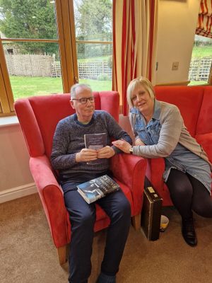 Ian and Wendy at Barrowhill Hall