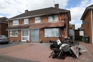 The house two days after the fire