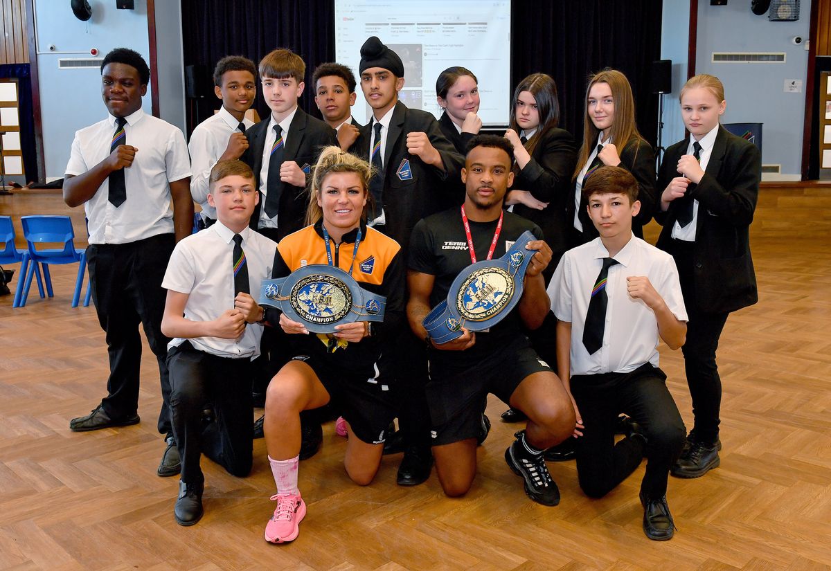 Boxing ace aims to inspire next generation after heading back to school