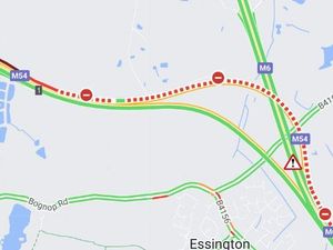Supporting image for story: M54 near Wolverhampton open again after crash and oil spillage