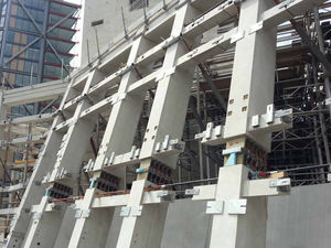 Supporting image for story: Tentec bolts holding up a work of modern art