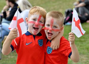Twins Jenson and Kacen Wilkin, aged 5.