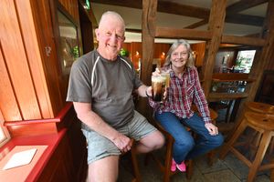 George and Lou Armstrong are among the regulars at the Bear