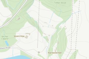 The site is a grassed clearing surrounded by wooded areas overlooking the River Severn. Picture: Telford & Wrekin Council