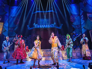 Supporting image for story: Stafford's wok'n'roll panto Aladdin breaks record