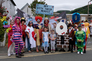 Alice in Wonderland – a group of family and friends. Image by Andy Compton