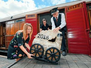 Supporting image for story: Call to protect train models along Bridgnorth art trail