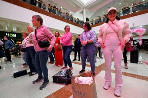 Merry Hill Centre and the Macarena was danced for poorly Birthday Girl Amelia.