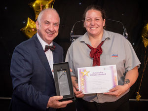 Supporting image for story: Brave Dudley bus driver given award for coolness during robbery