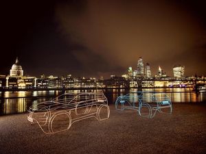 Supporting image for story: New Range Rover Evoque teased with art installations