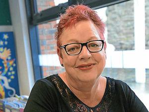 Supporting image for story: Comedian Jo Brand wades into fight for Ludlow Library