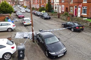 Part of the road was cordoned off as police investigated. Photo: SnapperSK