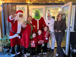 Breakfast with the Grinch and Father Christmas at Kingswood Nurseries in Albrighton