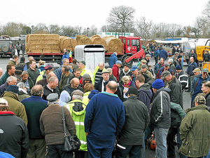 Supporting image for story: Record turn-out at Bridgnorth farm auction
