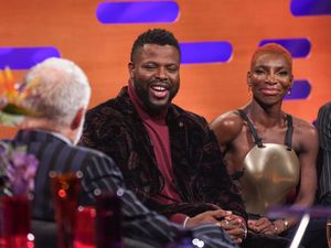 Supporting image for story: Black Panther stars share moving experience of visiting Chadwick Boseman’s grave