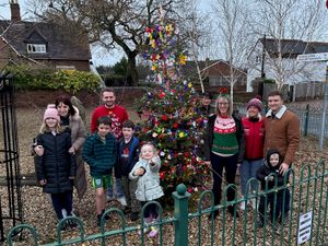 Supporting image for story: Village near Telford celebrates hall's 50th Christmas with first real tree and switch-on event