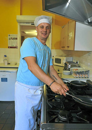 Brookside Community Centre Cafe manager Dave Cassie