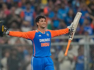 Supporting image for story: Abhishek Sharma hits 135 as India beat England by 150 runs to win T20 series 4-1
