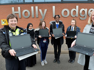 Supporting image for story: Laptops donation is a real boost