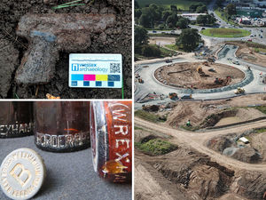 Supporting image for story: WW2 pistol and Wrexham beer among fascinating finds at Shropshire PoW camp