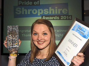 Supporting image for story: Carys speaks of her Pride a year on from top Shropshire award