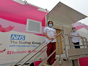 Supporting image for story: Breast screening bus at Black Country supermarket