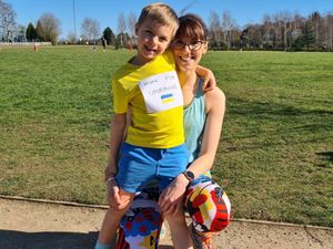 Supporting image for story: Sutton Coldfield youngster Oscar runs up funds for Ukraine