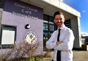 Headteacher Matthew Wynne, leads the school to success