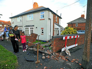 Supporting image for story: Car smashes into garden wall in West Bromwich