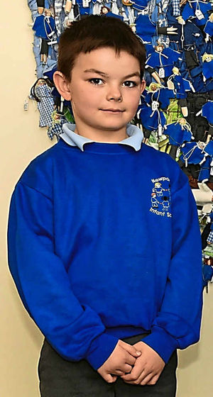 Newport Infants School pupil Liam