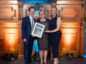 Access to Business chief executive Josie Kelly won the Leader of the Year award