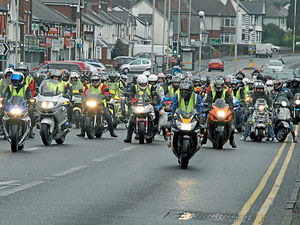 Supporting image for story: Brandon's Harley Davidson wish fulfilled as 400 bikes ride out