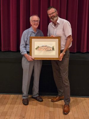 Geoff Vernon & Gary Hoggarth, Festival Drayton Centre manager.