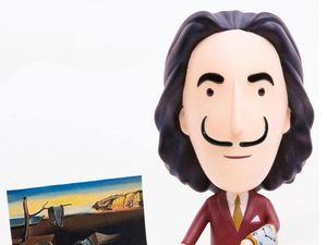 Supporting image for story: Art fan? You can now get a Salvador Dali action figure from Kickstarter with a detachable moustache