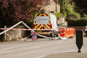 The HGV caused damage along Lower Galdeford before ploughing into the Ludlow Youth Centre