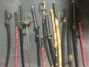 Supporting image for story: Samurai swords handed to police in Cannock