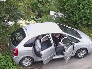 Supporting image for story: Alleged fly-tippers caught on camera as appeal launched to find three men