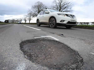 Supporting image for story: Shropshire drivers face pothole roulette as craters open up on notorious A442 stretch