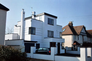 The collection was housed in Shrewsbury's Art Deco house.
