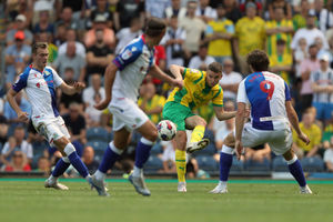 Conor Townsend  of West Bromwich Albion during the Sky Bet Championship between Blackburn Rovers and West Bromwich Albion at Ewood Park on August 14, 2022 in Blackburn, United Kingdom. (Photo by Adam Fradgley/West Bromwich Albion FC via Getty Images).