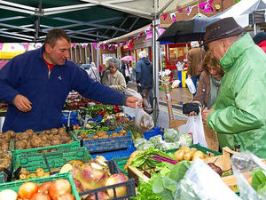 Supporting image for story: Market Drayton market wins high praise from traders and customers alike