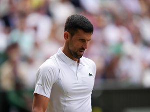 Novak Djokovic during Wimbledon 2024