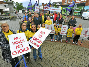 Supporting image for story: Parents march in protest over West Midlands school plans