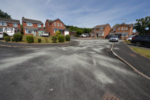 The road at Hazelwood Drive, Telford