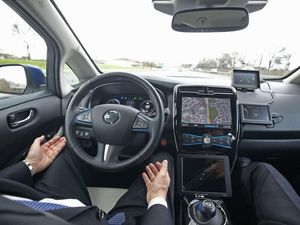 Supporting image for story: UK driverless car advance ‘slowed by potholes and poor broadband’