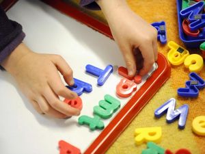 Supporting image for story: This little boy did exactly what was asked of him when learning the alphabet