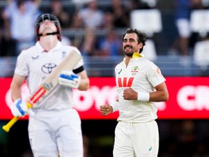 Mitchell Starc continues his mission to wreck England’s Ashes hopes in Brisbane