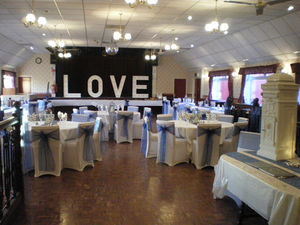 The interior of the Comrades Club